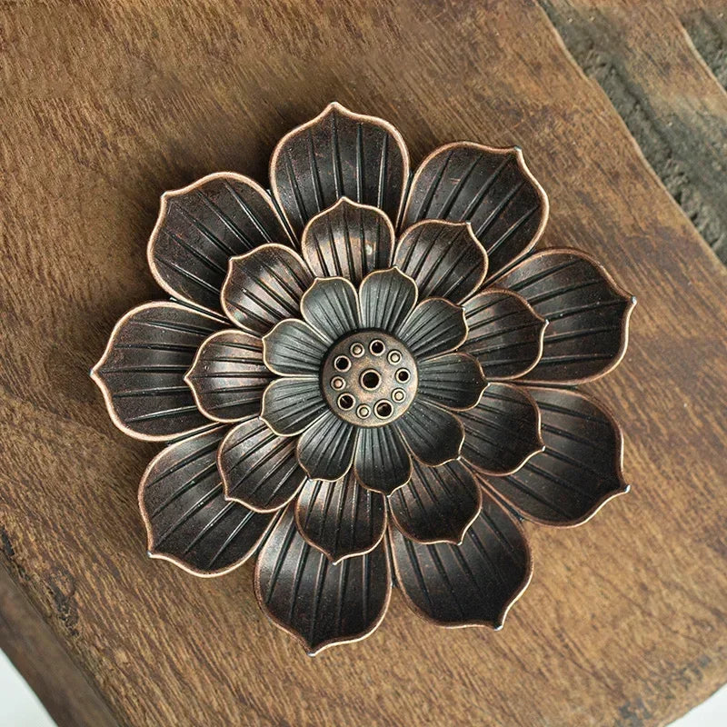 Porous Lotus Incense Holder | Zen Incense Burner Tray