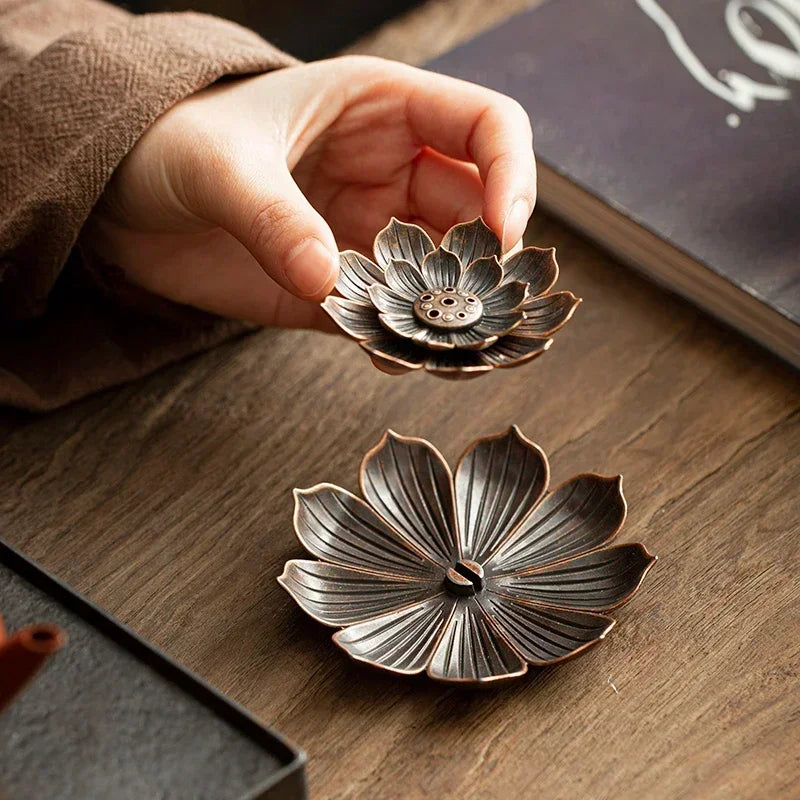 Porous Lotus Incense Holder | Zen Incense Burner Tray